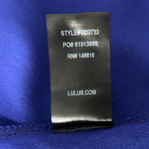 Lulu’s Royal Blue Sleeveless Swing Dress - Picture 5 of 5